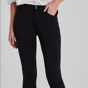 AG Jeans Prima Cigarette Leg Super Black